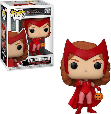 Funko Pop! Marvel: Marvel - Halloween Wanda 715 Cap de bobble