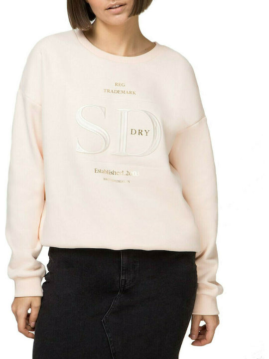 Superdry Established Women's Sweatshirt Bright Blush
