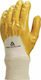 Delta Plus Waterproof Gloves for Work Yellow Nitrile