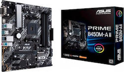 Asus Prime B450M-A II Micro ATX Motherboard with AMD AM4 Socket