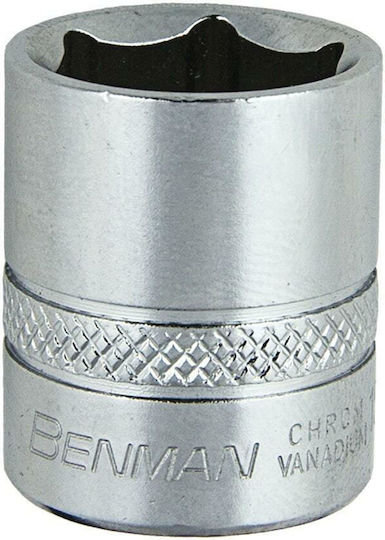 Benman Socket Hex with Square Drive 1/4" Diameter 10mm