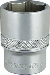 Benman Socket Hex with Square Drive 1/2" Diameter 13mm