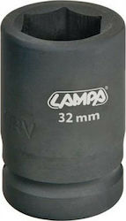 Lampa Nuss Pneumatisch Sechskant mit Vierkant-Antrieb 1" Durchmesser 32mm 1Stück 98027