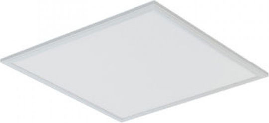 Spot Light Τετράγωνο Χωνευτό LED Panel 40W με Θερμό Λευκό Φως 3000K 60x60εκ.