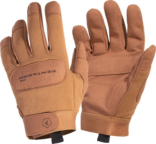 Pentagon Duty Mechanic Military Gloves Coyote in Brown color
