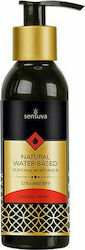 Sensuva Natural Water Based Personal Moisturizer Κολπικό Λιπαντικό Gel Strawberry 125ml