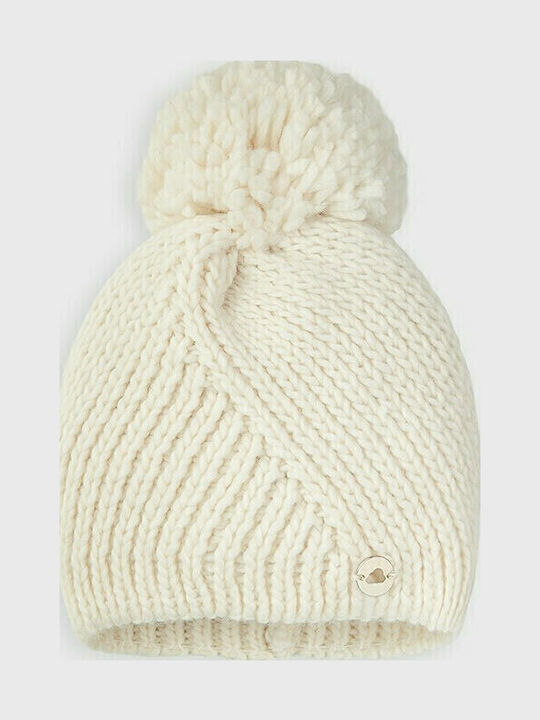 Mayoral Kids Beanie Knitted White