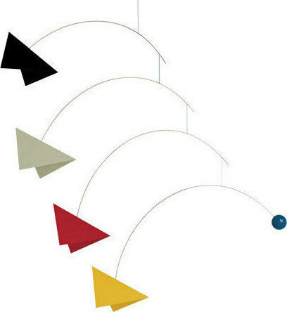 Flensted Mobiles Kids Room Decorative Mobile made of Wood Reflection 60x60cm