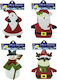 XMASfest Christmas Tree Ornament Santa Claus Felt 13x16.5x4cm Various Designs