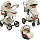 Cangaroo Alma Adjustable 3 in 1 Baby Stroller S...