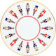Ionia Christmas Tableware Porcelain Platter Nutcrackers 32cm Personalization