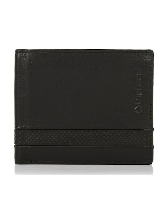 Diplomat Men's Leather Wallet Black