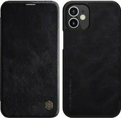 Nillkin Qin Leather Book Black (iPhone 12 / 12 Pro)