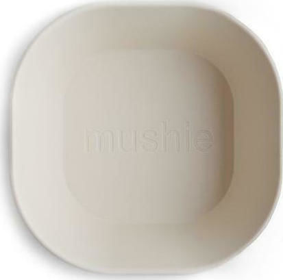 Mushie Baby Food Bowl Children's Bowl made of Plastic Beige 2pcs 2314094