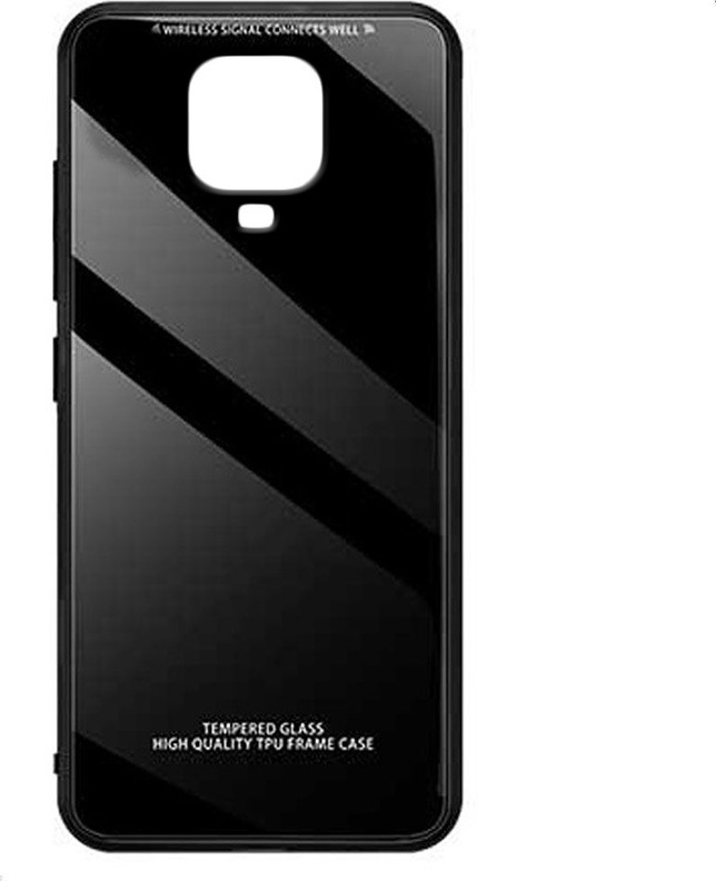 Glass Back Cover Μαύρο Redmi Note 9s 9 Pro 9 Pro Max Skroutzgr 5465