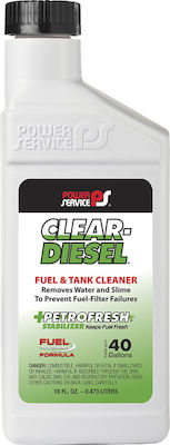 Power Service Clear-Diesel Fuel & Tank Cleaner Πρόσθετο Πετρελαίου 473ml