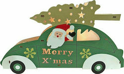 XMASfest Φωτιζόμενο Ξύλινο Αυτοκινητάκι Πράσινο XMASfest Φωτιζόμενο Ξύλινο Αυτοκινητάκι Πράσινο