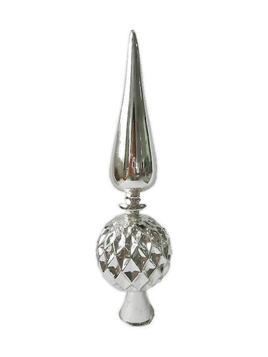 Tränen-Top Glas Silber 8x30cm