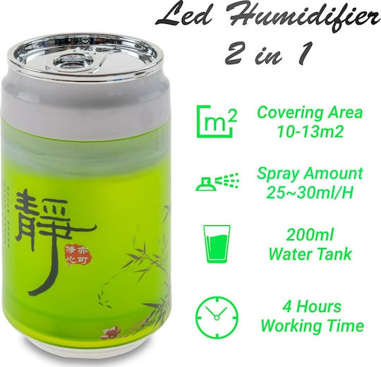 Led Humidifier 2in 1 Humidifier Green