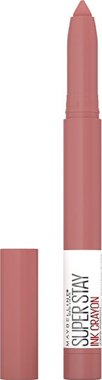 Maybelline Superstay Ink Crayon Lang anhaltend Bleistift Lippenstift Matt 105 On The Grind 1.5gr
