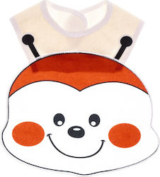 Neonato Baby Bibs Lady Bug Bib Fabric with Hoop & Loop Fastener Orange