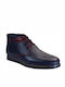 Softies Men's Leather Boots Navy Blue