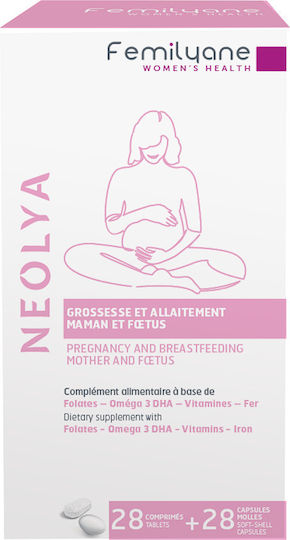 Bailleul Laboratoires Femilyane Neolya Pregnancy Supplement 28 tabs 28 softgels