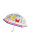 Chanos Kids Curved Handle Umbrella Peppa Pig with Diameter 45cm Multicolour