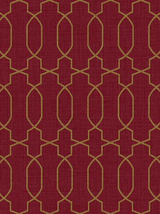 Wallpaper Amazzonia L1000xW53cm Burgundy