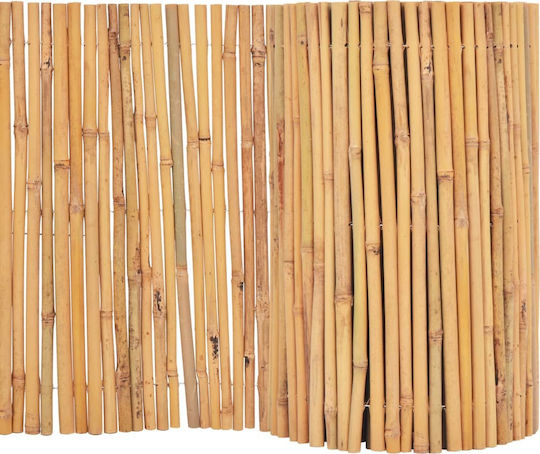 vidaXL Bambuszaun Bambus mit Ganzem Holz 30x500cm