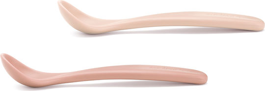 Suavinex Baby Set with Spoons made of Plastic for 6+ months Pink 2pcs