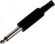 Lancom Βύσμα 6.3mm Jack mono male Μαύρο 01.096.0014