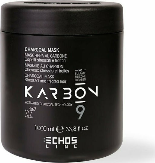 Echos Line Karbon 9 Μάσκα Μαλλιών για Επανόρθωση 1000ml