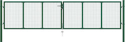 vidaXL Метална Градинска Порта 1.25x4m vidaXL Метална Градинска Порта 1.25x4m