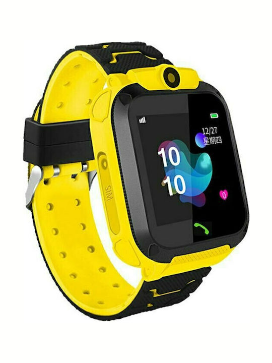 Factory Ceas digital pentru copii cu GPS și curea din cauciuc/plastic Yellow Factory Ceas digital pentru copii cu GPS și curea din cauciuc/plastic Yellow