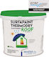 Nanophos SurfaPaint ThermoDry Elastomeric Roof Elastomer Acrilyc Insulating Sealing 3lt White