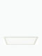 VK Lighting Parallelogramm Vertieft LED Panel 36W mit Warmes Weiß Licht 3000K