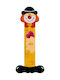 Sevi Bebe Decorative Letter Yellow made of Wood Clown I 7x0.5x9εκ.