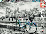 Bicycle at Notre Dame Puzzle 2D 500 Pieces