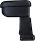 Cik Car Leather Armrest for Ford Ka Plus 2017+ Black