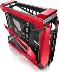 Raijintek NYX PRO Gaming Full Tower Computer Case with Window Panel Red