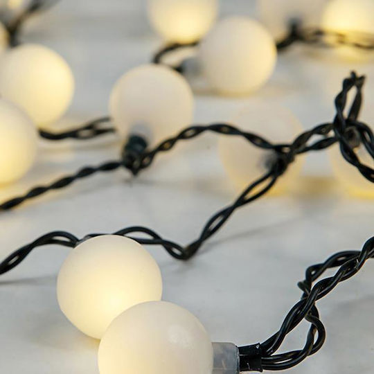 80 Lichterketten LED 6.3m. Warmes Weiß in Zeichenfolge 1Stück
