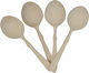 Saz Μουσικά Κουτάλια Wooden Spoon 4-piece Set Πλαστικά