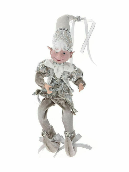 Iliadis Christmas Fabric Elf Figure Gold 40cm