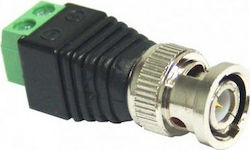 Tele BNC σε Κλέμα CCTV Connector AA-005