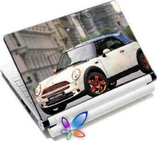 Lamtech Mini Cooper стикер за лаптоп 12.4" Многоцветен