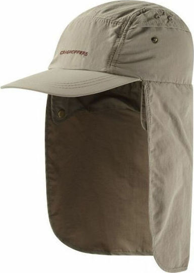 Craghoppers Nosilife Desert Hat Καπέλο Κυνηγιού Jockey Μπεζ
