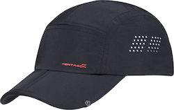 Pentagon Zakros Folding Cap Καπέλο Κυνηγιού Jockey Μαύρο