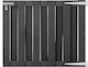 vidaXL Fence Gate from WPC in Gray Color 80cm x 1.0m