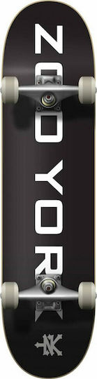 Zoo York OG 95 Logo Block 8" Complete Shortboard Μαύρο
